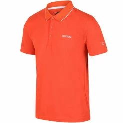 T-shirts Polos Randonnée REGATTA MAVERIK V BURNT SALMON 21 Orange -Vêtements de randonnée Homme Soldes 9 95108 maverik v burnt salmon rmt221 8ak 03