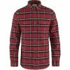 FJALLRAVEN Chemises Randonnée FJÄLLRÄVEN ÖVIK HEAVY FLANNEL SHIRT M RED OAK-FOG 23 Rouge