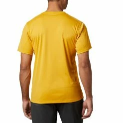 T-shirts Polos Randonnée COLUMBIA ZERO RULES M SS SHIRT BRIGHT GOLD 21 Jaune -Vêtements de randonnée Homme Soldes 9 95471 zero rules m ss shrt bright gold 1533313 790 05
