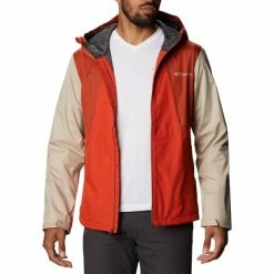 Vestes Randonnée COLUMBIA M INNER LIMITS II JKT BONFIRE DARK S 21 Beige / Orange