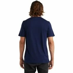 T-shirts Polos Randonnée ICEBREAKER TECH LITE II SS TEE SKI RIDER ROYAL NAVY 22 Bleu -Vêtements de randonnée Homme Soldes 9 95511 tech lite ii ss tee ski rider royal navy ib0a59j1466 03