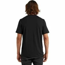 T-shirts Polos Randonnée ICEBREAKER TECH LITE II SS TEE SKI RIDER BLACK 22 Noir -Vêtements de randonnée Homme Soldes 9 95512 tech lite ii ss tee ski rider black ib0a59j1001 03