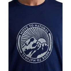 T-shirts Polos Randonnée ICEBREAKER TECH LITE II SS TEE MOVE TO NATURAL ROYAL NAVY 22 Bleu -Vêtements de randonnée Homme Soldes 9 95514 t lite ii ss tee move to natural royal navy ib0a59j3466 04