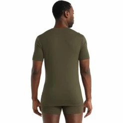 T-shirts Polos Randonnée ICEBREAKER ANATOMICA SS CREWE LODEN 23 Vert -Vêtements de randonnée Homme Soldes 9 95518 anatomica ss crewe loden ib103033069 03