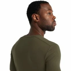 T-shirts Polos Randonnée ICEBREAKER ANATOMICA SS CREWE LODEN 23 Vert -Vêtements de randonnée Homme Soldes 9 95518 anatomica ss crewe loden ib103033069 05