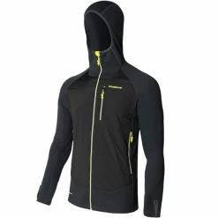 Vêtements de randonnée Homme Soldes 27 Vestes Randonnée TRANGOWORLD TRX2 HYBRID LT PRO BLACK SKYDIVER 22 Noir / Gris