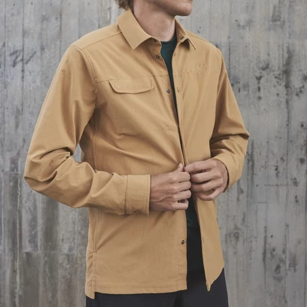Chemises Randonnée POC ROUSE SHIRT ARAGONITE BROWN 23 Jaune 3 Chemises Randonnée POC ROUSE SHIRT ARAGONITE BROWN 23 Jaune – Image 3