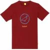 T-shirts Polos Randonnée LAGOPED TEEREC BIRD GRANATE 23 Rouge