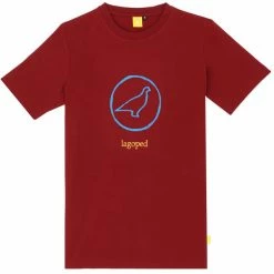 T-shirts Polos Randonnée LAGOPED TEEREC BIRD GRANATE 23 Rouge